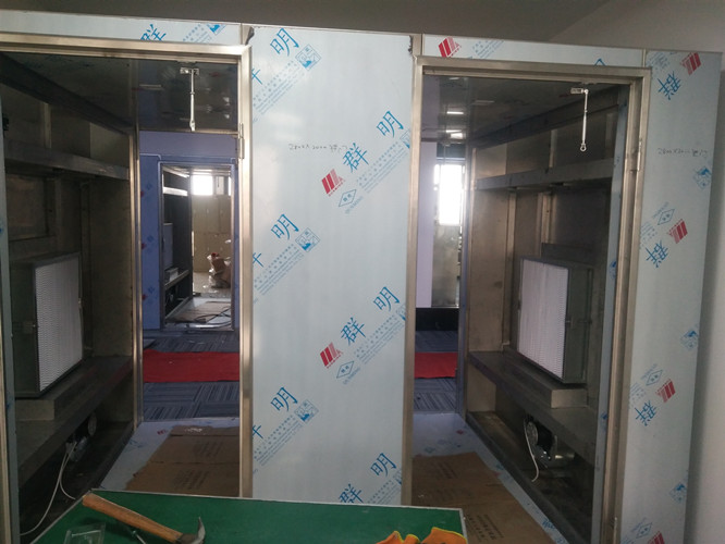 風淋室&風淋通道標準配置功能特點(自動門、手動門)